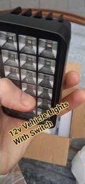 12v Lights With Switch $20 Amazon