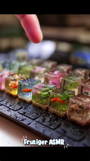 Fish Tank Keyboard: A Relaxing ASMR Experience