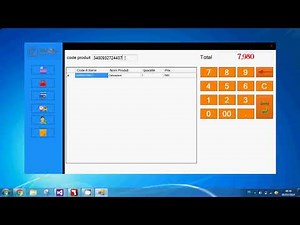 c# gestion caisse lecteur code à barre