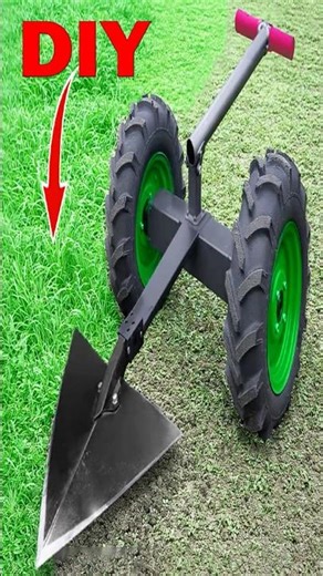 Create Lawn Mower From Old Hoe #shorts #DIY #lawnmower #mechanical