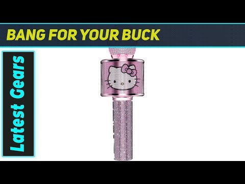 Hello Kitty Bluetooth Karaoke Microphone: The Ultimate Portable Party Fun!