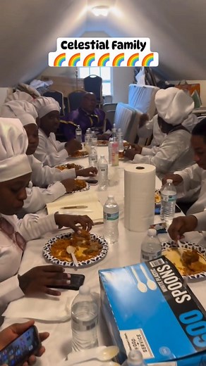 This is nice and worth emulating. God bless the Celestial Family @christgospellyouth 👍👍👍👏👏👏👏❤️❤️❤️❤️❤️❤️❤️ The CGP youth having their first supper with Christ. What is supper with Christ you might ask? Supper with Christ is when all the youth come together and dine with the Shepard as he spend times with the youth while also teaching the gospel to the youth. This is also where the Shepard gives the youth his undivided attention where the youth can raise their concerns or anything they wou