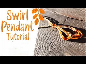 DIY Abstract Resin Pendant with Alcohol Ink | UV Resin Jewelry Tutorial