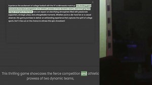 showcases the fierce competition and athletic prowess of two dynamic teams, each bringing their uniq