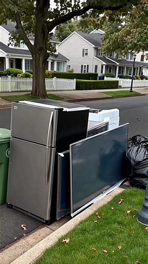 Dumpster Diving King 👑An Entire Street FULL of FREE Smart TV, Monitor, Washing Machine, etc. On the Street #dumpsterdiving #upcycling #reuse #zerowaste #thriftfinds #IA | Don Favuzzi 2.0