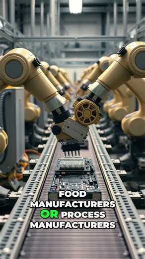 Process vs. Discrete Manufacturing Explained Simply #shorts