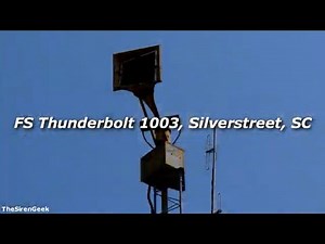 FS Thunderbolt 1003 Tornado Siren Test - Hi Lo - Silverstreet (Newberry Co.), SC