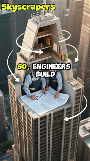 Why Skyscrapers Are NOT Straight… and That’s on Purpose! 🏙️😲