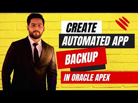 How to Create Automated Application Backups in Oracle Apex | | Lecture 68