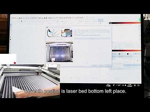 AEON MIRA Laser Engraving Machine LightBurn Camera Calibration Guide Video