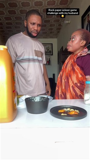 The sh0ck on his face 😒🤦‍♀️#fyp #mummytrevorbackup #mummytrevor | rock paper scissors challenge