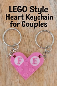 LEGO Couple Keychain With Separable Heart – Geek Gift for Lovers | Love & Friendship Duo | LEGO Style Bricks | Valentine's Day Gift - Etsy