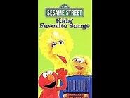 Sesame Street- Kids Favorite Songs (1999 VHS)