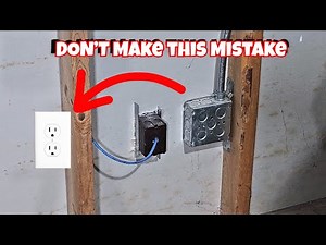 STOP Using Extension Cords! How to Add an Outlet from an Existing Outlet (DIY Electrical)