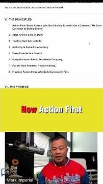 The Identity 8 Principles of Action Brand Marketing