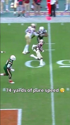 The defense didn't stand a chance ⚡️ #floridastateseminoles #accfootball #collegefootball