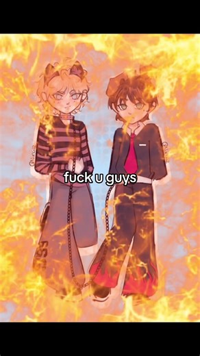 always talking over me on call #fyp #femboy #art #oc #yaoi