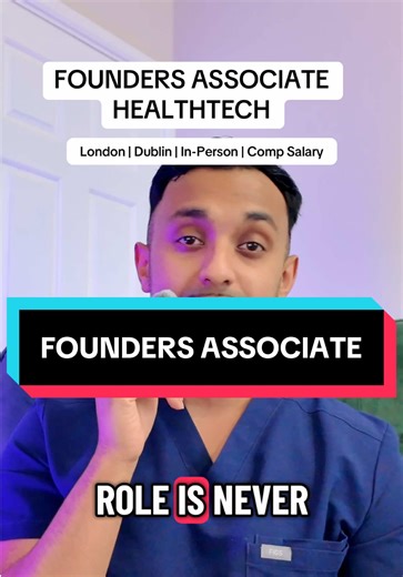 Founders Associate Role in HealthTech Startups
