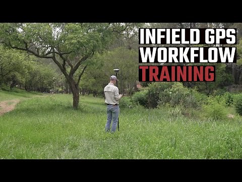 Infield GPS Workflow Training | How to do a Topographic Survey | RTK GNSS Surveying Training