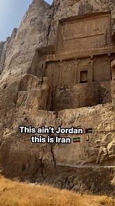This I visited the ancient tomb of Darius the Great in Iran—and it left me speechless.This hidden valley, carved into a cliffside near Persepolis, holds the final resting places of Persian kings who once ruled one of the largest empires in history. Standing before the tomb of Darius I, I couldn’t help but think about how this man changed the course of the ancient world—from building roads and uniting cultures, to shaping systems we still use today. #i̇ran #persia #persian #irantravel #petra | Th