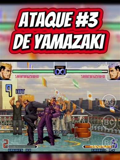 Ataque N3 de Yamazaki Explicado Kof 2002 Magic Plus 2 #kof #thekingoffighters #thekingoffighters2002 #ggpo
