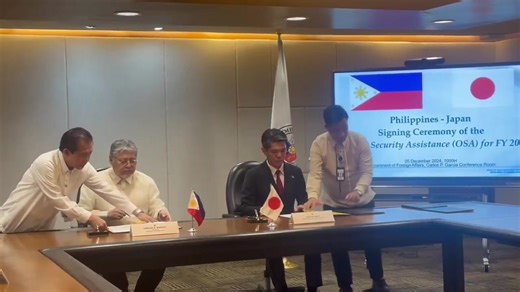 17K views · 243 reactions | The Philippines and Japan have signed the Official Security Assistance (OSA) agreement. This year's OSA focuses on bolstering the Philippine Navy and Air Force for enhanced maritime security and surveillance. | via JP Soriano/GMA Integrated News | GMA News | Facebook