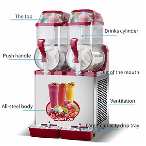 [Hot Item] Commercial Frozen Beverage Dispenser Ice Slush Machine Industrial Slush Machine Frozen Drink Machine