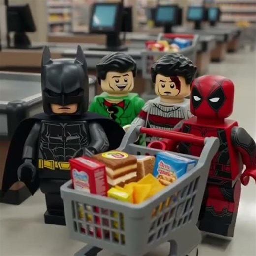 #grocery shopping #lego #superheroes