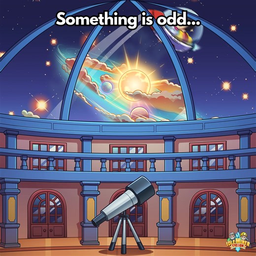 189 reactions · 34 comments |  Something is fishy in the Idle Earth sky today. Can you find the odd thing flying around up there? 樂 #IdleMinerTycoon #SomethingOdd #Galaxy #Space #MobileGames #IdleGames | Idle Miner Tycoon | Facebook