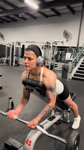 Bent-Over Row Workout in Modern Gym Setting