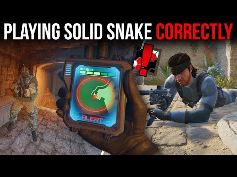 Playing Solid Snake CORRECTLY in Rainbow Six Siege!