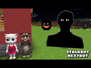 STALKBOT NEXTBOT AND FRIENDS CHASED US in Minecraft - Gameplay - Coffin Meme