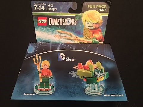 DC Comics Aquaman Fun Pack Lego Dimensions Unboxing & Building