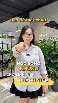 STEM Scholarships - Did You Know? #topcvvietnam #topcvisp #topcvisp