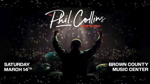 Experience the music of Phil Collins and Genesis in a stunning live tribute on March 14. Learn more: bit.ly/PC-BCMC | Brown County Music Center