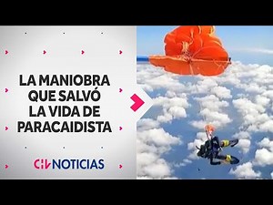 La maniobra que salvó la vida a paracaidista que quedó colgando de avión en Australia