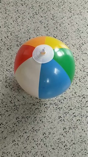 48 Inch Classic Rainbow Color Promotional PVC Inflatable Beach Ball for Birthday