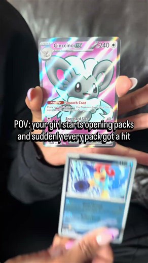 My girl is opening every pack after this #pokemon #pokemoncards #charizard