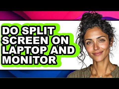 How to Do Split Screen on Laptop and Monitor (only Way)