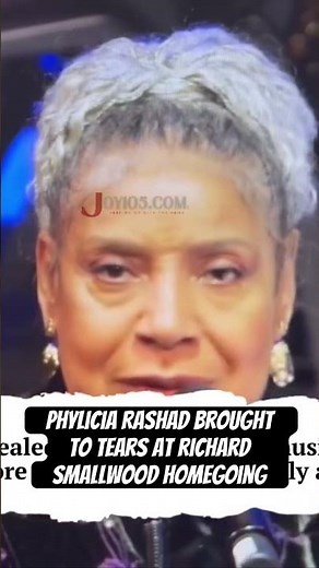 Phylicia Rashad brought to tears! #youtube #religion #joy105 #richardsmallwood