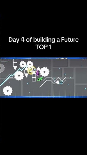 Day 4 of building a Future TOP 1! #geometrydash #viral #gaming #top1 #day4