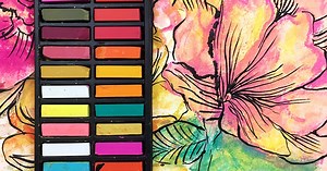 mixing pastels and water