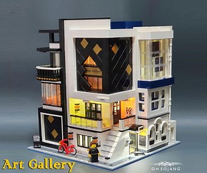 LEGO MOC-67005 Lego Art Gallery Modular  2021 by ohsojang (Modular Buildings 2021)