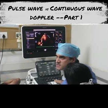 Basics in #echocardiography -1 (Pulse wave and Continuous wave Doppler part 1). #echo