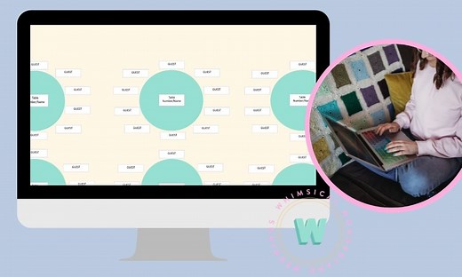 FREE Wedding Seating Table Plan Template Tool - Digital Download