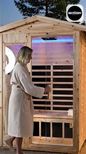 Luxury 2-Person Outdoor Low EMF Hemlock Infrared Sauna