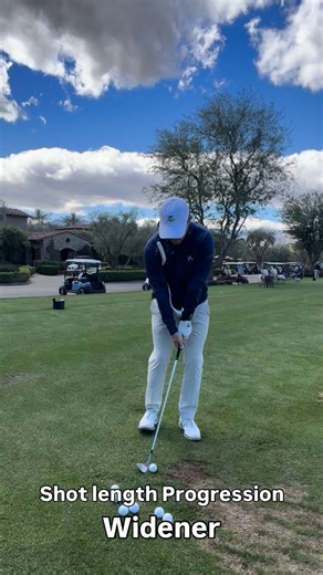 Starting small and building into further length wedge shots using widener ✔️ | Prosendr