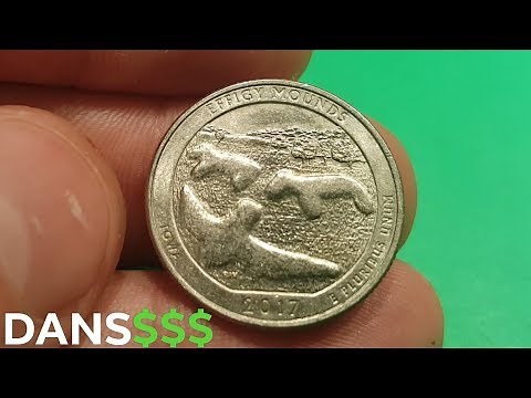 2017 Quarter Dollar Coin Effigy Mounds WORTH?