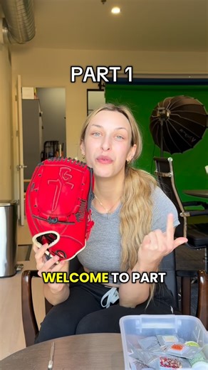 5.6K views · 46 reactions | PART 1 ⚾️✨ #baseball #baseballglove #diy | Marika Lyszczyk | Facebook