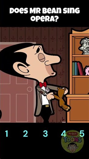 Mr Bean singing Opera with Teddy! Rip Teddy's ears 🧸🔊